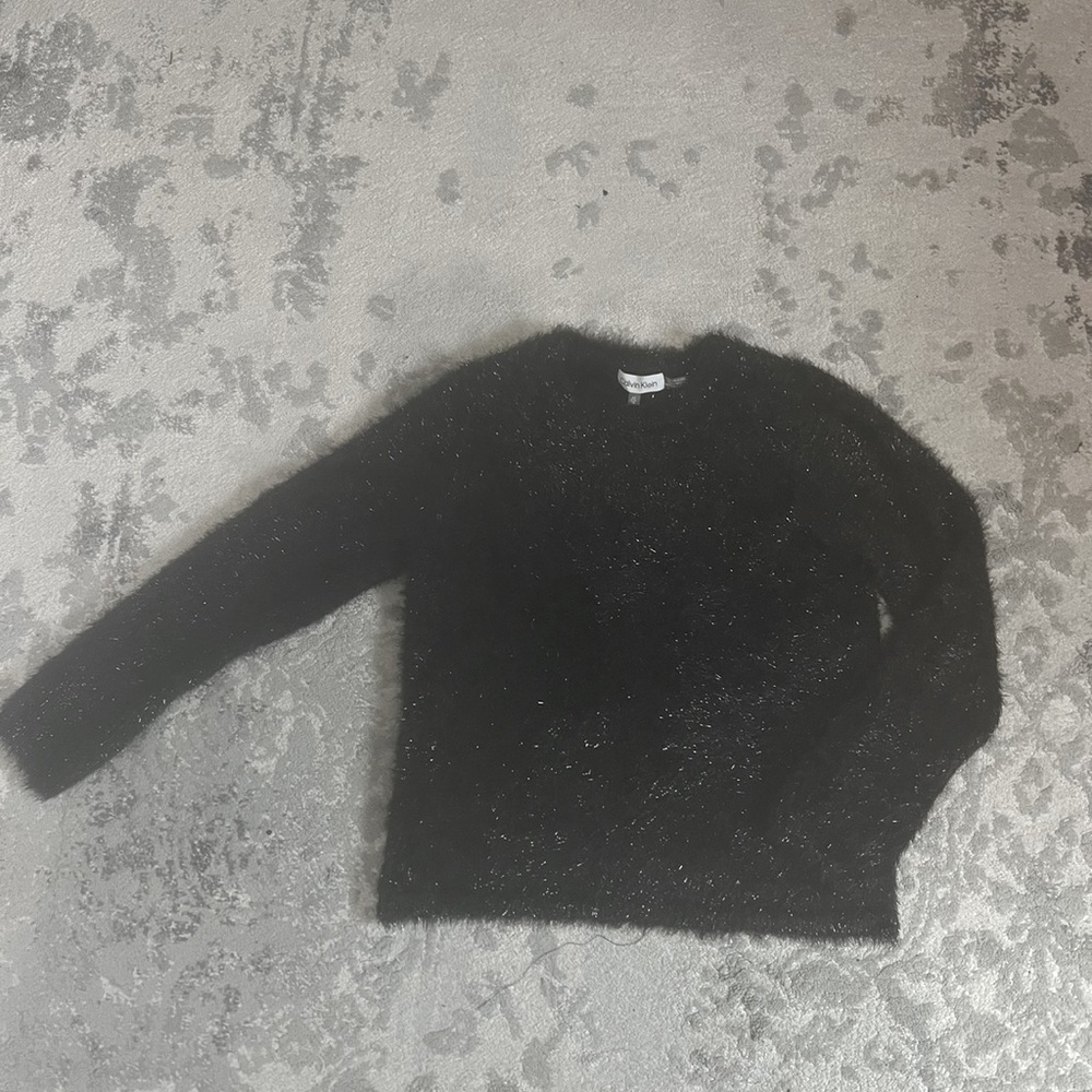 Brand new Calvin Klein Metallic sweater in black